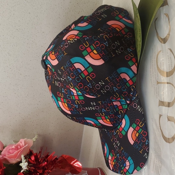 Wms GUCCI/NORTH FACE baseball hat - Picture 2 of 7